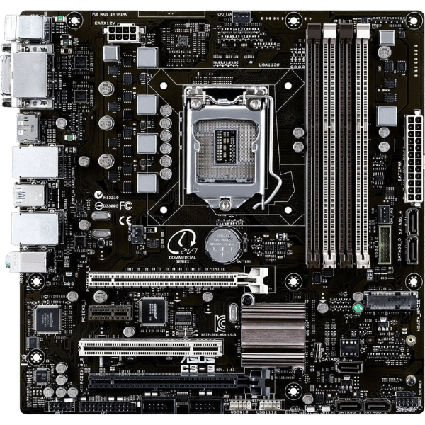 4th GEN MOTHERBOARD 4 RAM SLOT ASUS Q87 CS-B MiCRO ATX (2)