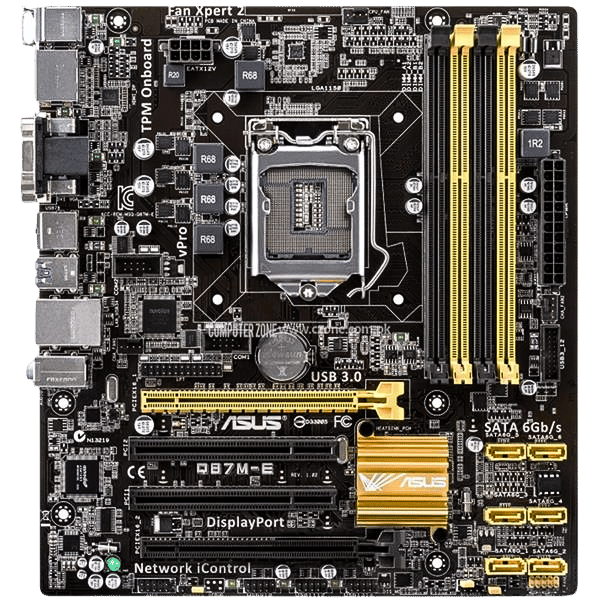 4th GEN MOTHERBOARD 4 RAM SLOT ASUS Q87M-E MICRO ATX (2)