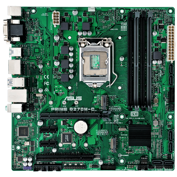 6th 7th GEN MOTHERBOARD 4 RAM SLOT ASUS PRiME Q270M-C M-ATX (2)
