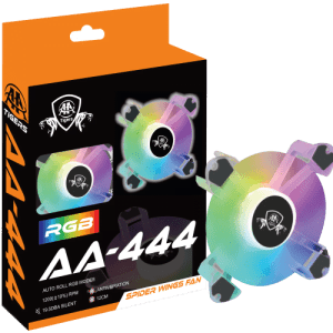 AA-444 SPIDER WINGS REMOTE RGB CASE FAn