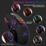 FENIFOX GM001 RGB WiRED GAMiNG MOUSE BLACK - Image 3