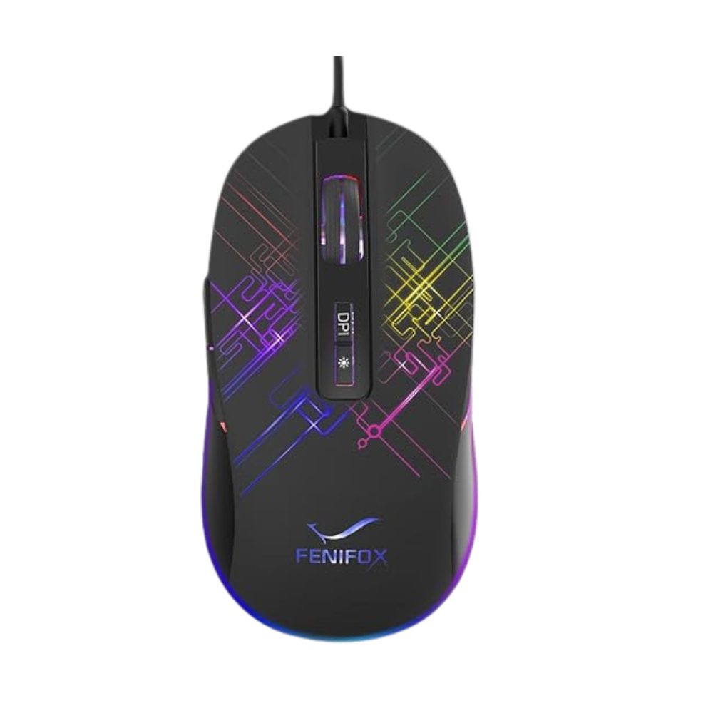 FENIFOX-GM001-RGB-WiRED-GAMiNG-MOUSE-BLACK-11.jpg FENIFOX GM001 RGB WiRED GAMiNG MOUSE BLACK - Image 1