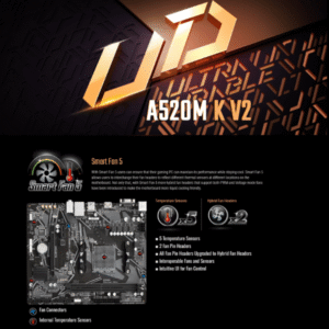 GiGABYTE A520M K V2 AMD RYZEN MOTHERBOARD MiCRO ATX BOX PACK (4)