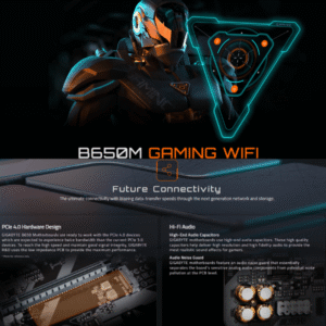 GiGABYTE B650M GAMiNG WiFi AM5 MOTHERBOARD DDR5 MiCRO ATX (12)