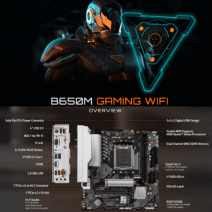 GiGABYTE B650M GAMiNG WiFi AM5 MOTHERBOARD DDR5 MiCRO ATX (7)