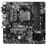 MSI B450M PRO-VDH MAX AMD RYZEN MOTHERBOARD MiCRO ATX USED