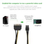 SATA POWER TO 6 PIN PCIe POWER CABLE CoNNECToR - Image 2